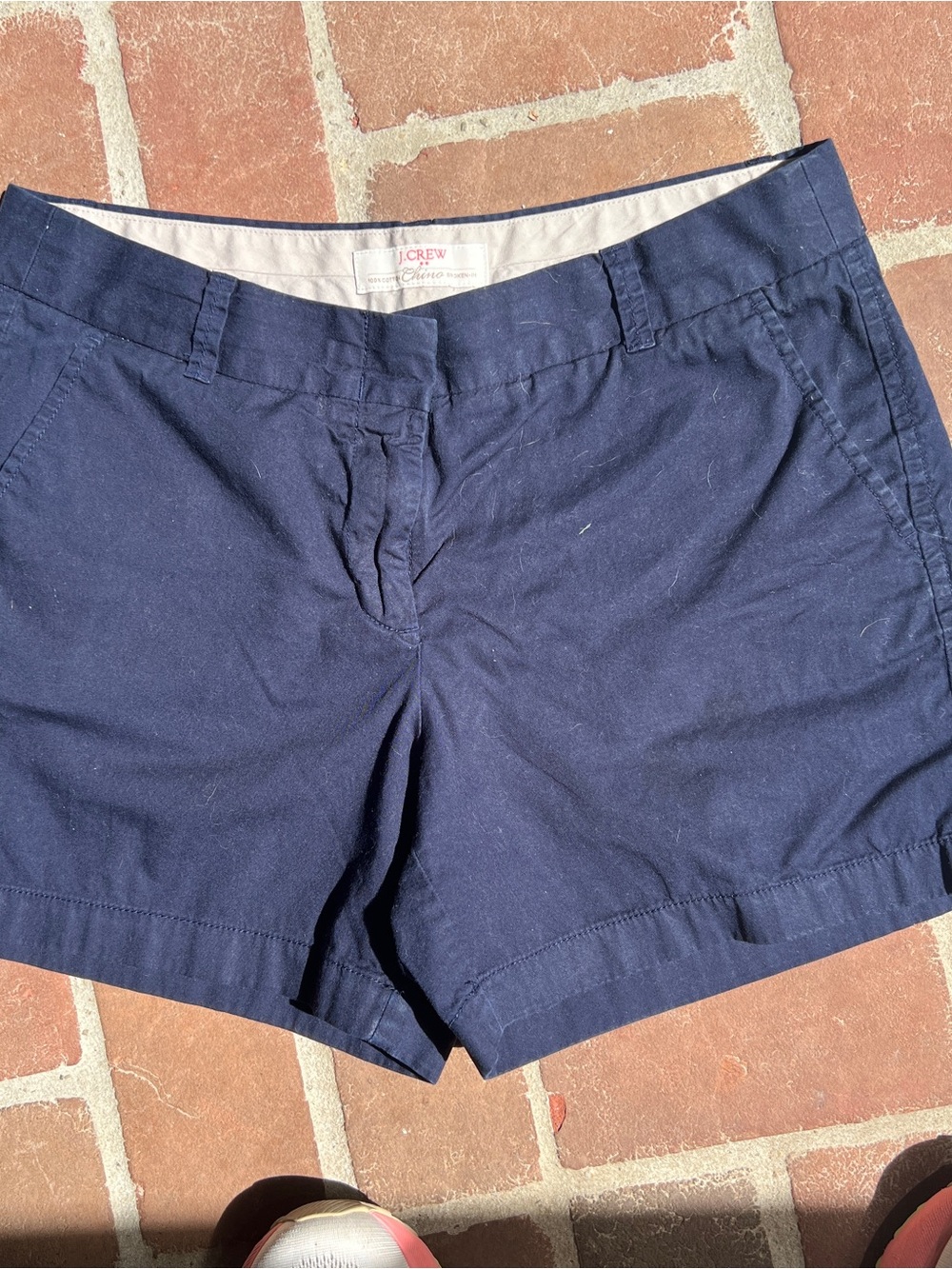 J. Crew Navy Cotton Chino Shorts